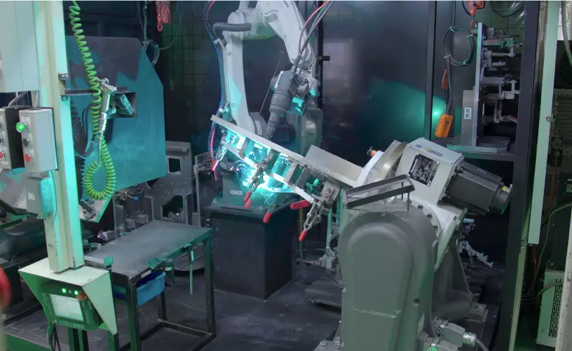 Tigロボット溶接ライン